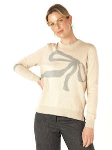 Zacket And Plover: Rubi Bow in Oat