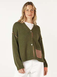 Zacket And Plover: Birdseye Pocket Cardi