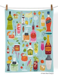 Tea Towel: 5 O'Clock Somewhere Tea Towel