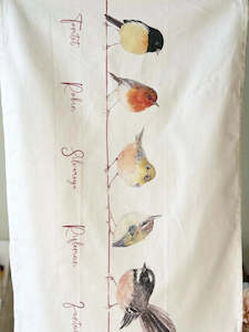 Birds On A Wire Cotton Tea Towel