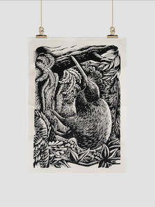 Tea Towel: Kiwi Tea Towel by E Mervyn Taylor