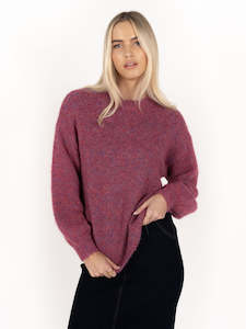 Jumpers And Cardigans: Neve Jumper in Berry