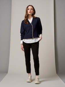 Jumpers And Cardigans: Rosalind Cardigan in Indigo