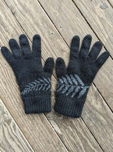 Possum Merino Fern Gloves by Lothlorian