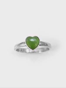 Nick Von K: Pounamu Heart Ring