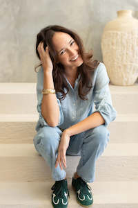 Pre Order: PRE ORDER Boyfriend Linen Shirt in Blue Breeze