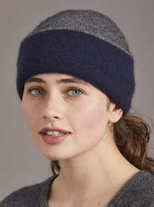 Possum And Merino Knitwear: Possum Merino Reversible Beanie