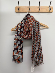 Nice Things Basket Print Scarf