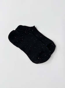 Fashion Accessories: Stella + Gemma Black Speckled Socks