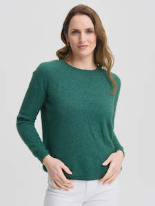 Jumpers And Cardigans: Mia Crew in Fern