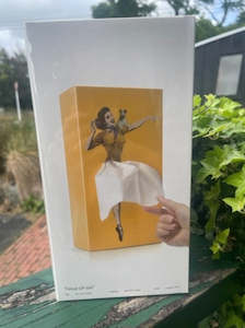 Tissue Up Girl in Yellow Orange