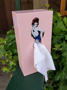 Tissue Up Girl in Pink