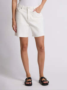 Emily Short in White Denim