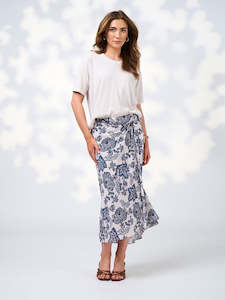 Bottoms: Indie Skirt in Bone Multi