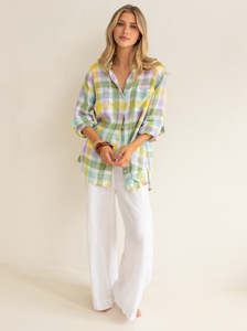 New Arrivals: Summer Days Plaid Boyfriend Shirt