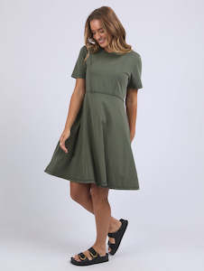 Eva Dress in Khaki