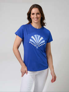Stella And Gemma: Classic Tee Palermo Passion in Electric Blue