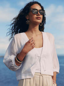 Veil Jacket in White