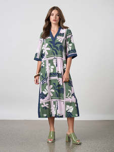 New Arrivals: Silhouette Dress in Jungle Multi