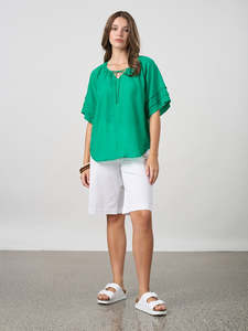 New Arrivals: Parallel Top in Emerald