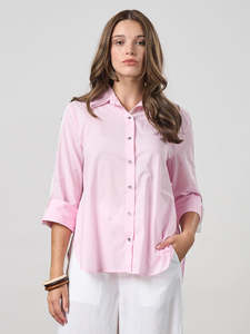 Breeze Shirt in Ice Pink