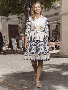 Nazca Tie Waist Dress