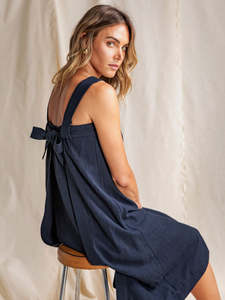Foxwood: Lourdes Dress in Navy