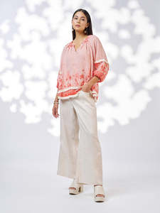 Shirts And Tops: Xanthe Top in Burnt Orange Multi