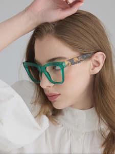 Reading Glasses: Ali Reading Glasses in Green