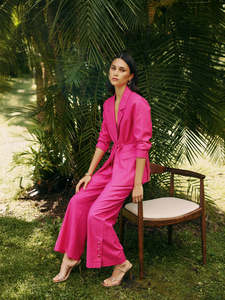 Willa Blazer in Fuchsia