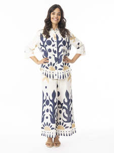 Orientique: Nazca Collar Top