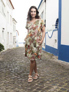 Lima Olive Reversible Dress