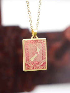 Aotearoa – 1898 Pictorial Stamp Necklace