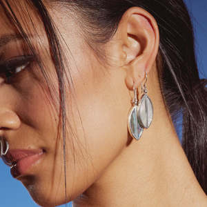Nick Von K: Anitipodes Earrings Mother of Pearl