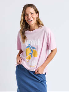 Elm: Limone Fresco Tee in Pink