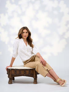 Mischa Blouse in White