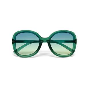 Anna Sunglasses in Transparent Green