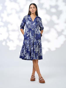 Dresses: Isla Dress in Cobalt Mutli