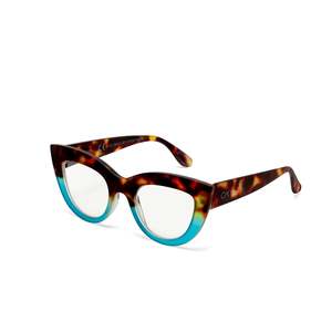 Claudia Reading Glasses in Havana/Blue