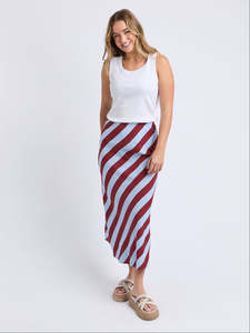 Bottoms: Esmarie Stripe Skirt