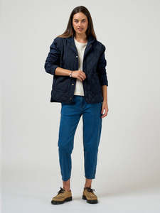 Tetris Jacket in Navy