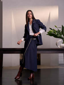 Bottoms: Bespoke Skirt in Indigo
