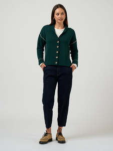 New Arrivals: Fireside Cardi in Forest