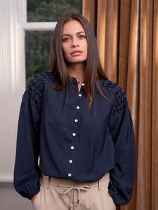 New Arrivals: Bijou Blouse in Indigo