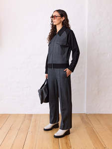 Batten Pant in Grey Marl