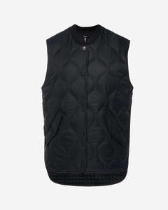 Moke: Neve Quilted Vest in Black