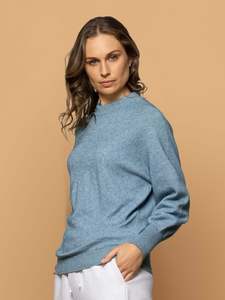 Saisons Aurora Dolman Sweater in Skyway