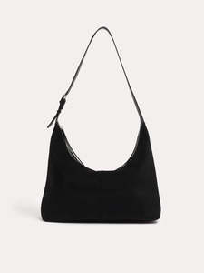 New Arrivals: The Wren Faux Suede Slouchy Tote in Black