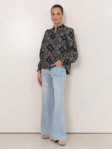 Lilian Embroidered Shirt (Print)