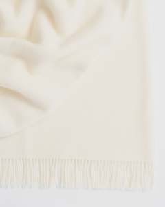 Weave Home: Nevis Throw in Snow